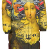 THE BORING HEADDRESS II II II ALT. FACE All-Over Print Unisex Long Down Jacket
