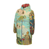 DANDELIONS X PASSING OUT THE BROOMS V All-Over Print Unisex Long Down Jacket