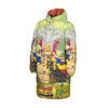THE WHITE FEATHER HEADDRESS All-Over Print Unisex Long Down Jacket