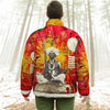THE SITAR PLAYER II All-Over Print Unisex Stand-up Collar Down Jacket