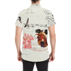 THE KING OF THE FIELD III Men's All Over Print Short Sleeve Button Down Shirt