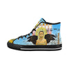 ROCKET GIRL II Men's All Over Print Canvas Sneakers