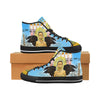 ROCKET GIRL II Men's All Over Print Canvas Sneakers