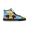 ROCKET GIRL II Women's All Over Print Canvas Sneakers