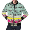 FLOWER POWER II All Over Print Bomber Jacket for Men