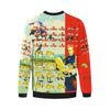ACCORDING TO PLAN. Men's Oversized Fleece Sweatshirt