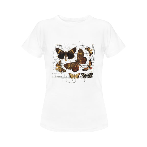 Butterflies 4 Women's Printed Cotton Tee Shirt