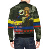 THE FLOWERS OF THE QUEEN All Over Print Bomber Jacket for Men