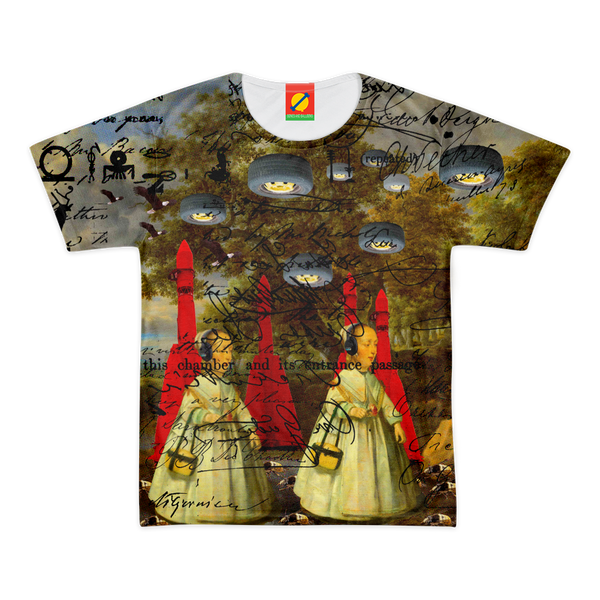 HEADPHONES Men's All Over Print Tee
