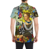 THE PLANE TECHNICIAN / UNPAINTER Men's All Over Print Short Sleeve Button Down Shirt