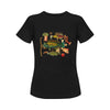 Fish 2 Women's Printed Cotton Tee Shirt