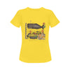 The Whale And The Hoopoe Women's Printed Cotton Tee Shirt
