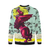 FLOWER POWER II Men's Oversized Fleece Sweatshirt