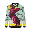 FLOWER POWER II Men's Oversized Fleece Sweatshirt