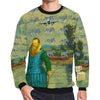A PACKAGE FOR THE ZEBRAS Men's Oversized Fleece Sweatshirt
