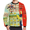 ACCORDING TO PLAN. Men's Oversized Fleece Sweatshirt