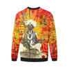 THE SITAR PLAYER Men's Oversized Fleece Sweatshirt