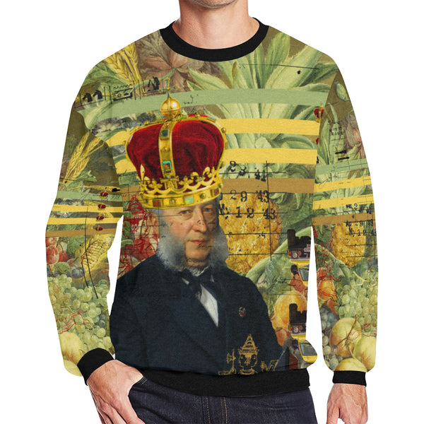 THE FOUR CROWNS Men's Oversized Fleece Sweatshirt