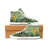 A PACKAGE FOR THE ZEBRAS Men's All Over Print Canvas Sneakers