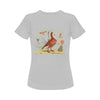 Pigeon and Cactus Women's Printed Cotton Tee Shirt
