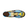 ROCKET GIRL II Men's All Over Print Canvas Sneakers