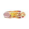 THE ONE BIG QUEEN AND THE MANY LITTLE RED LOBSTERS Women's All Over Print Canvas Sneakers
