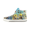 THE CONCERT II Men's All Over Print Canvas Sneakers