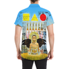 ROCKET GIRL II Men's All Over Print Short Sleeve Button Down Shirt
