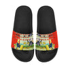 ACCORDING TO PLAN. Women's Printed Slides