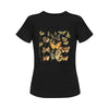 Butterflies 2 Women's Printed Cotton Tee Shirt