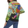 THE BIG PARROT All Over Print Bomber Jacket for Women