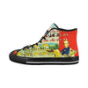 ACCORDING TO PLAN. Men's All Over Print Canvas Sneakers