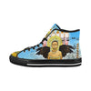 ROCKET GIRL II Women's All Over Print Canvas Sneakers