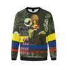 THE FLOWERS OF THE QUEEN Men's Oversized Fleece Sweatshirt