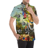 THE PLANE TECHNICIAN / UNPAINTER Men's All Over Print Short Sleeve Button Down Shirt