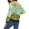 DANDELIONS All Over Print Bomber Jacket for Women