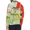 ACCORDING TO PLAN. All Over Print Windbreaker