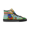 THE BIG PARROT Women's All Over Print Canvas Sneakers