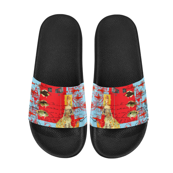 THE SHOWY PLANE HUNTER AND FISH IV Women's Printed Slides