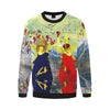 THE LAMPPOST INSTALLATION CREW VIII Men's Oversized Fleece Sweatshirt