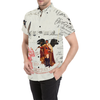 THE KING OF THE FIELD III Men's All Over Print Short Sleeve Button Down Shirt