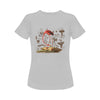 The Flamingo Women's Printed Cotton Tee Shirt