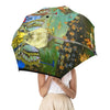 ANIMAL MIX CREATURES AND LOST SOULS AT SEA Semi-Automatic Foldable Umbrella