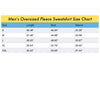 ACCORDING TO PLAN. Men's Oversized Fleece Sweatshirt