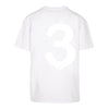 Oversized Flock Print Cotton Bønes and Balløøns Soccer Jersey-Style Tee