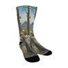 ANIMAL MIX - A SURPRISE AT THE RACES II Unisex Mixed-Fabric Socks