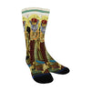 ANIMAL MIX - THE HOLY EMPEROR IV Unisex Mixed-Fabric Socks