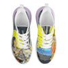 1, 2, 3 V Unisex Pastel Translucent Air Sole Running Shoes