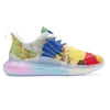 THE WHITE FEATHER HEADDRESS Unisex Pastel Translucent Air Sole Running Shoes