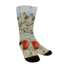 THE UNUSUALLY-COLORED ANIMAL MIX CREATURE! Unisex Mixed-Fabric Socks